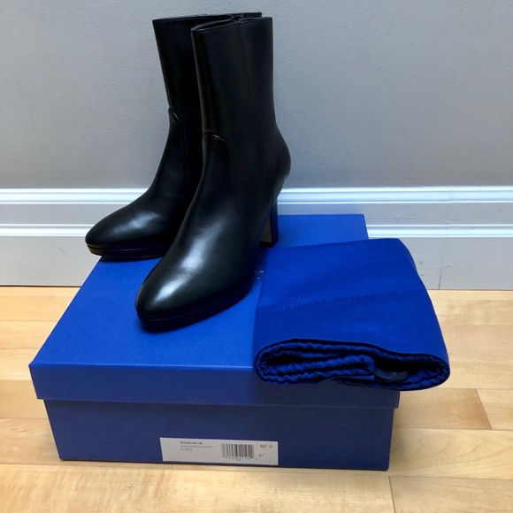 Stuart Weitzman Rosalind boot black size 7 - NIB! - Picture 3 of 15